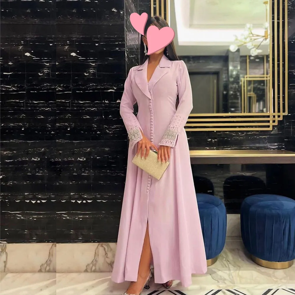 Gold Lace Rose Red Muslim Coat Jacket Evening Dress Prom Party Gown فساتين  السهرة Vestidos De Gala Formal Occasion Dresses