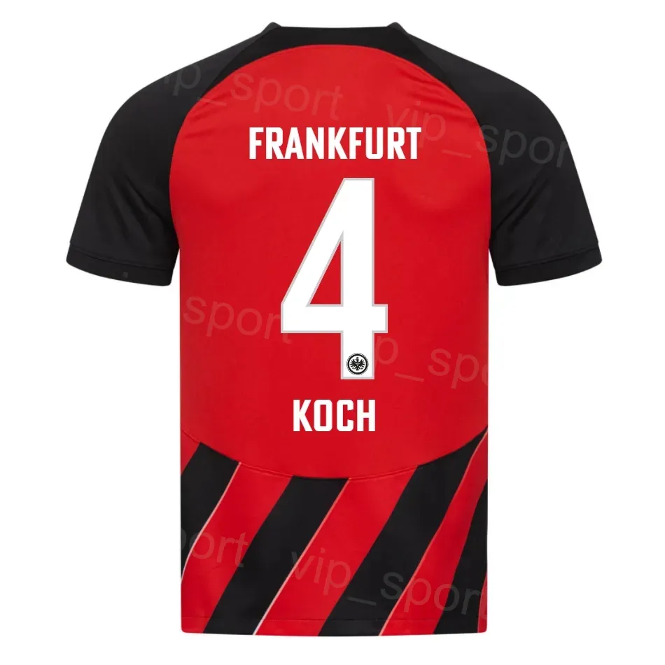 Eintracht Frankfurt 2024 Soccer Jersey Custom Name Number Polyester Black Red Breathable Quick Dry Moisture Wicking Anti Bacterial Mens From Vip sport 24.1 DHgate.Com