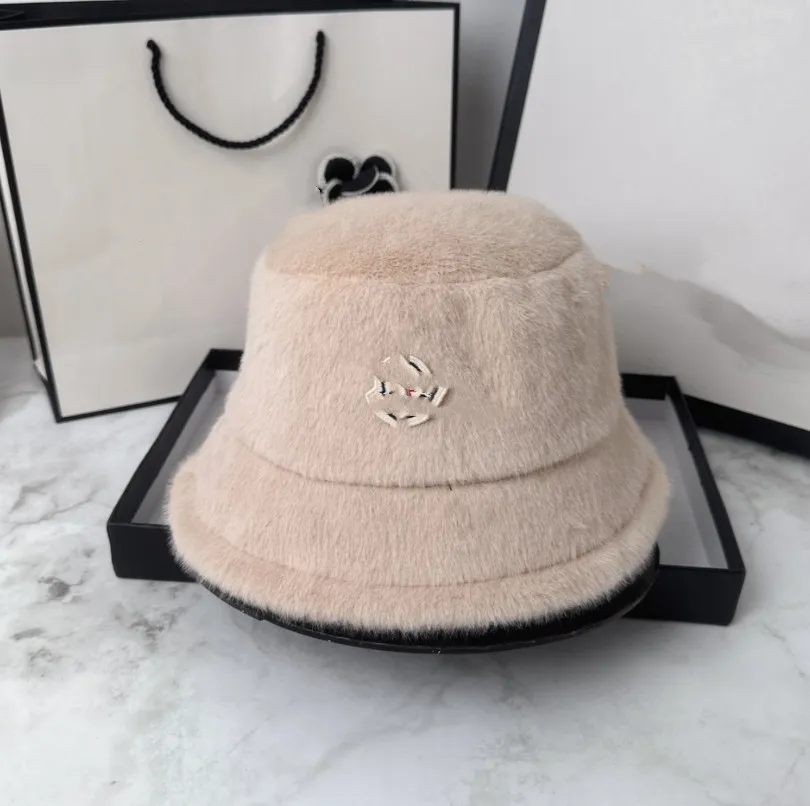 Top Fisherman Hat Winter Thickened Fleece Cute Bucket Hat All-Match Face Slimming Beanie Hats Warm