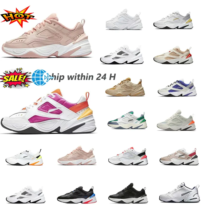 Vente chaude Baskets Chaussures de course Femmes Hommes M2K Tekno Blanc Casual Designer Scarpe Zapatillas Grande Taille Chaussures de sport Noir Dames Violet Baskets 36-45