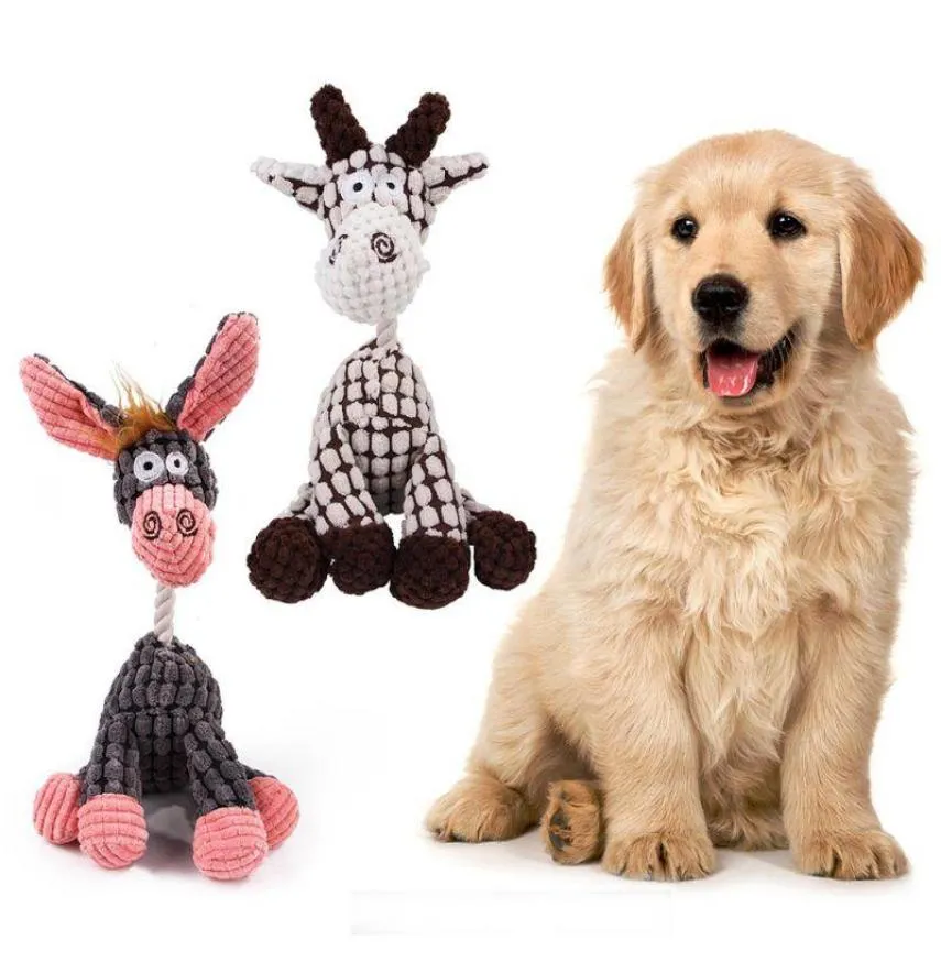 Jouets pour chiens à mâcher, chiot, couineur, jouet pour animaux de compagnie, peluche grinçante, son en forme d'animal, molaire, entraînement dur, Treat5905878