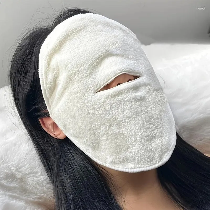 Masques faciaux compressés en serviettes, vapeur faciale réutilisable pour soins de la peau froide, maison et Salon de beauté