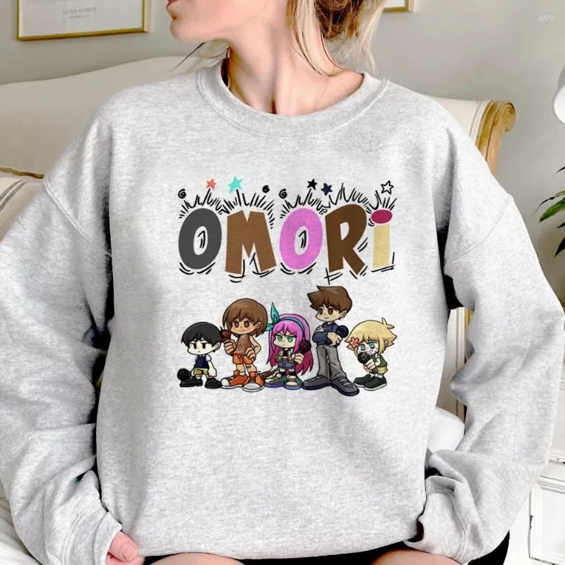 Felpe con cappuccio da donna Omori Women Anime Estetica Pullover stile coreano vintage Abbigliamento femminile anni '90