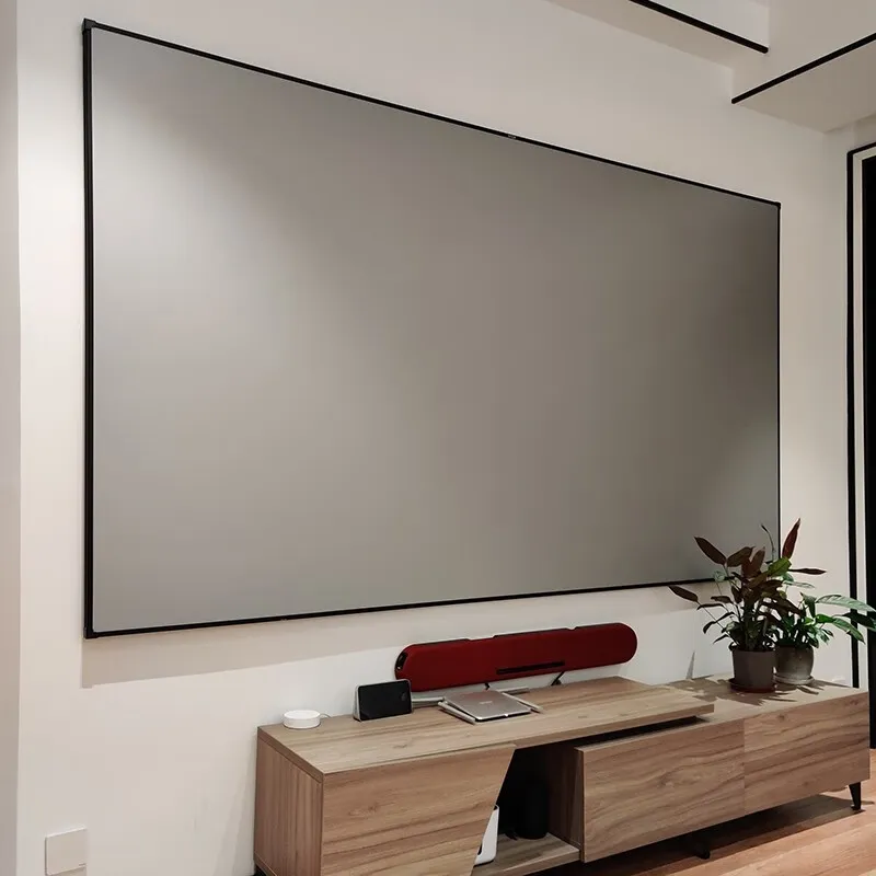 ALR Black Diamond Fixed Frame Projector Screen 200 16:9 Ambient Light ...