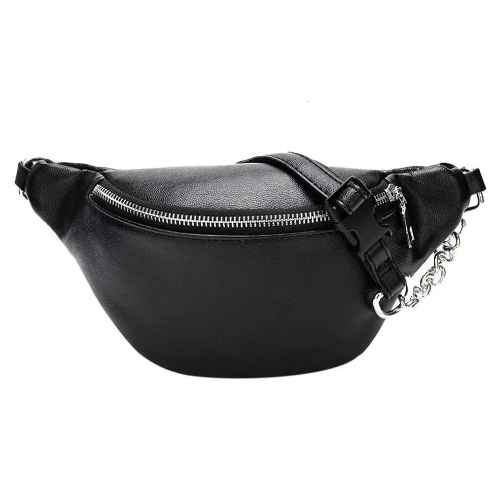 Waist Bags Women Fashion Solid Waist Fanny Pack Lady PU Leather Holiday Money Belt Wallet Bum Travel Bag Phone Pouch Style 231026