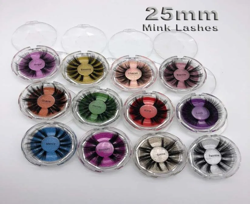 25 mm 5D rzęsy Norek Grube rzęsy Crisscross Cruelty Volume Lash Mink Miękkie Dramatyczne pełne rzęsy narzędzie do makijażu WH5324878