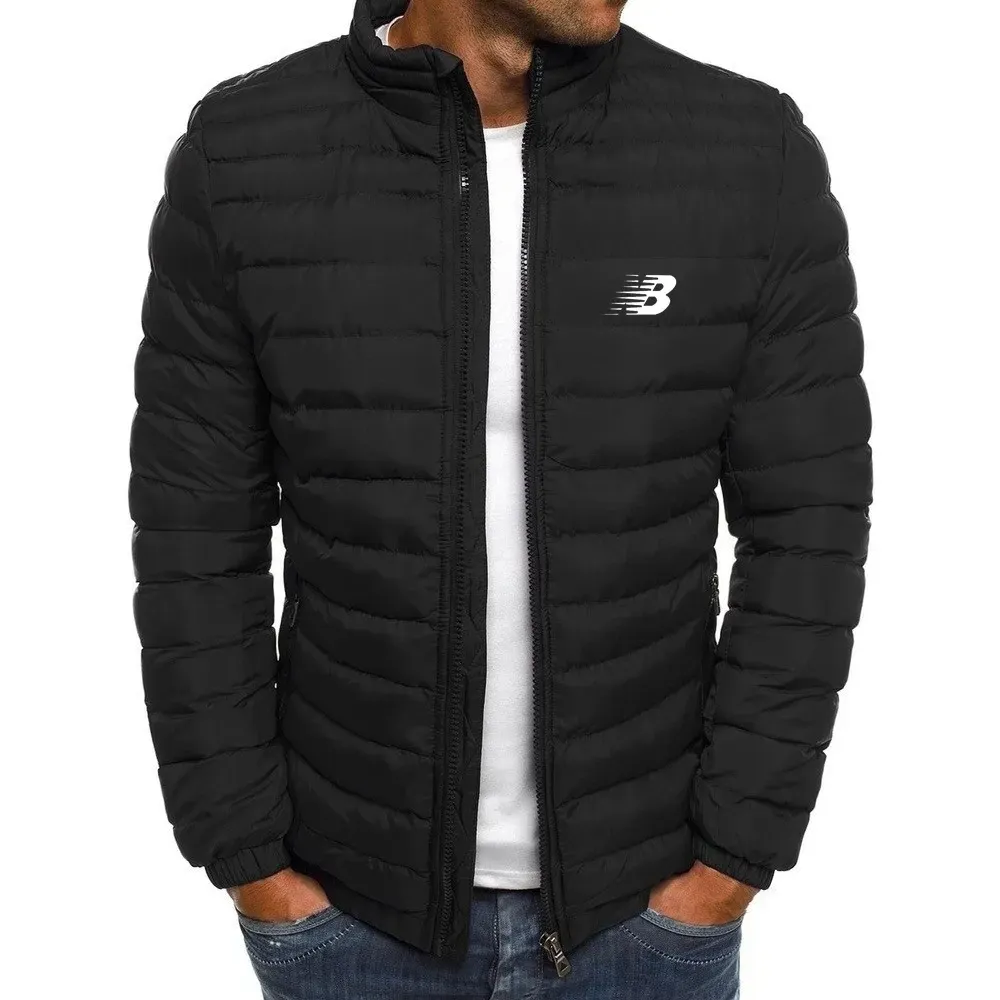 Men's Autumn And Winter Warmth Storage Jacket Lightweight Men's Down Filled Bubble Ski Jacket Quilted Thickened Jacket