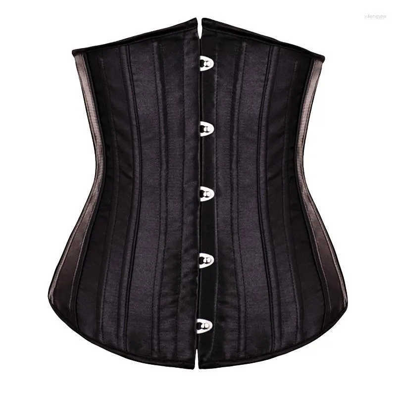 Bustiers Corsets Shapewear Women 26 Steel Boned Corselet Body Shaper Sexy Steampunk Underbust Corset Bustierヘビーデューティウエストトレーナーベルト