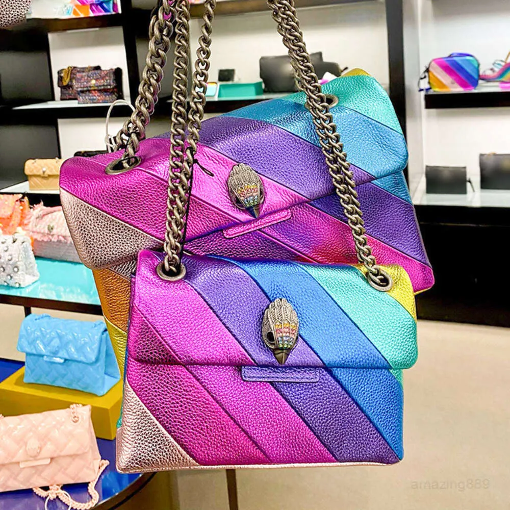 articoli da toeletta Kurt Geiger pochette bianca a tracolla borsa del progettista Borse arcobaleno di lusso tote da viaggio moda grande catena Borse Donna Uomo borse in pelle lusso Borsa a tracollak