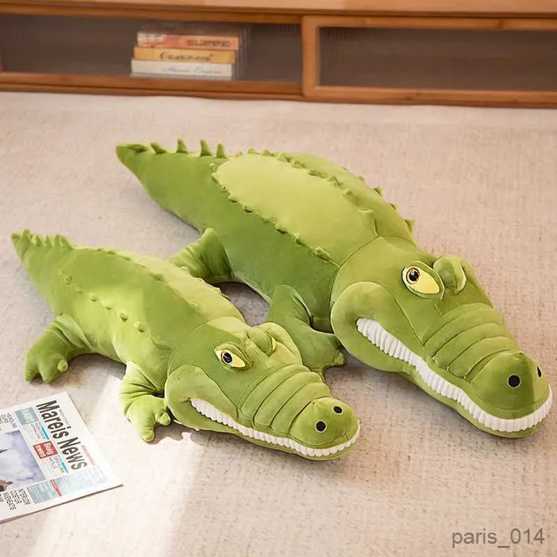 Stuffed Plush Animals Stuffed Animal Simulation Alligator Plush Toy Lifelike Dolls Funny Cushion for Children Birthday Gifts