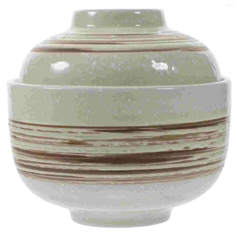 Bowls Japanese Soup Mug Ceramic Stew Pot Microwave Ramen Bowl Noodle Microwavable
