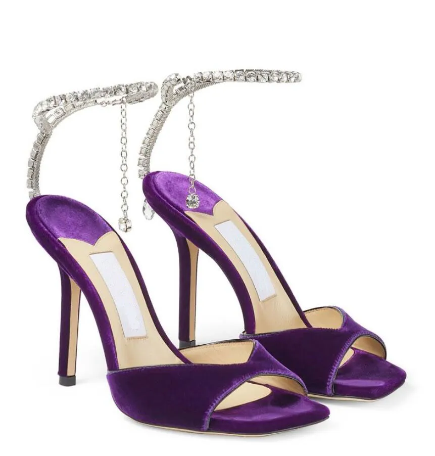 lilac satin square toe ankle strap dress sandals Felicia-Lilac