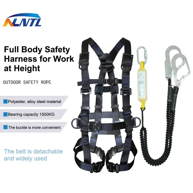 Klättringsele Aerial Work Safety Belt High-Altitude Rock Climbing Outdoor Expanding Training Full Protective Supplies Construction 231025