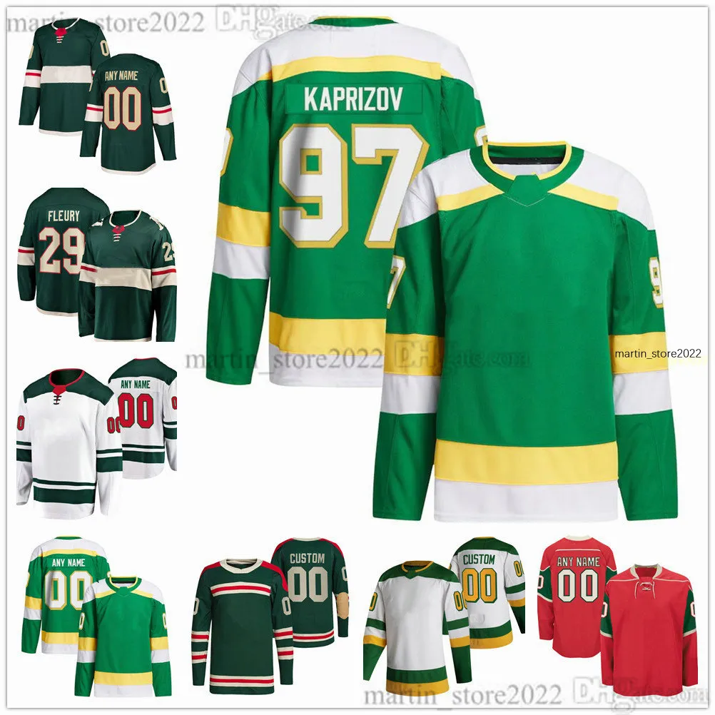 Stitched 2023-24 Hockey Jerseys 33 Alex Goligoski 2 Calen Addison 26 Connor Dewar 21 Brandon Duhaime 90 Marcus Johansson 10 Vinni Lettieri 48 Daemon Hunt Dakota Mermis