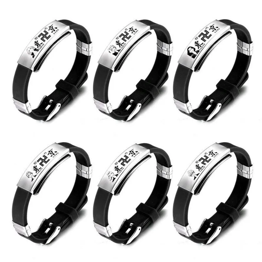 Bedelarmbanden Anime Tokyo Revengers Bangle Mikey Draken Takemichi Atsushi Chibi Sport Casual Rvs Cool Sieraden Gifts258B