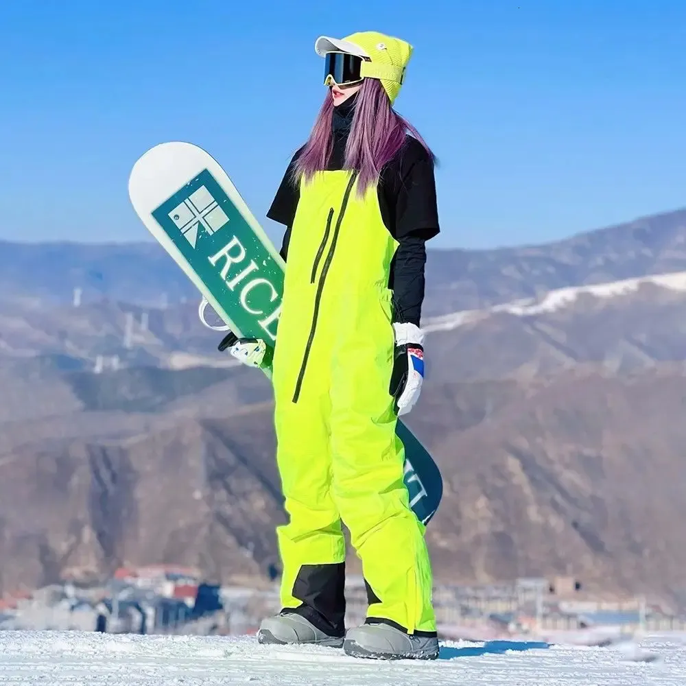 Mens Waterproof Bib Snow Pants, Ski Pants Bib Womens