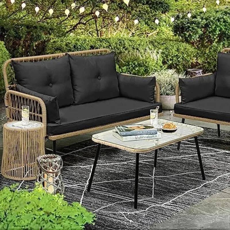 Wicker loveseat cushions hotsell