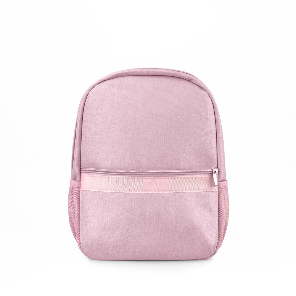 Chambray enfant en bas âge sac à dos fil tissé sac d'école en gros enfants livre sacs garçon Gril préscolaire fourre-tout avec poches en filet DOMIL1062470