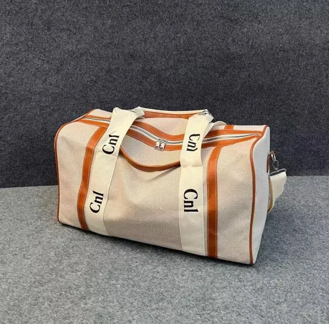 Designer reistassen van topkwaliteit, canvas handtassen, grote capaciteit handbagage, handbagage, plunjezakken, letterprint, unisex bagage, handtas met brief