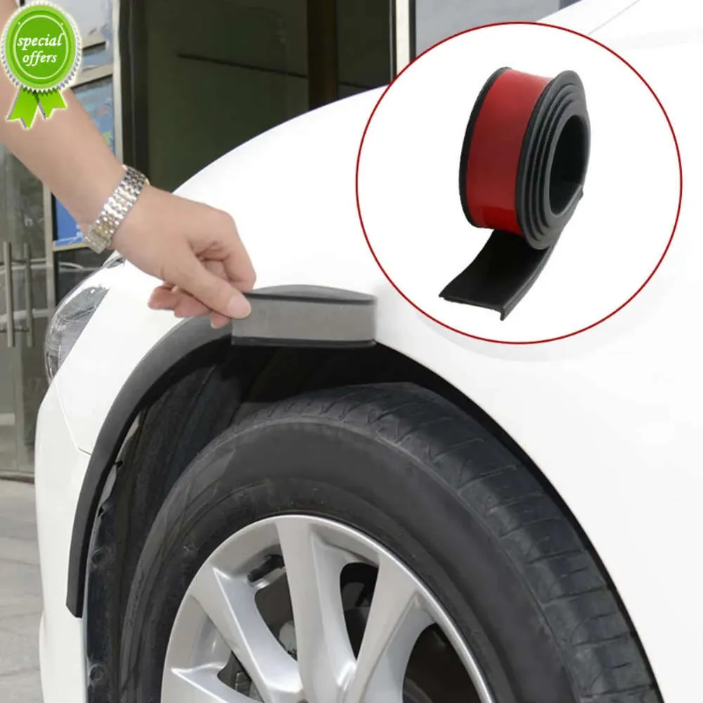 Fender Protector Accessory 5M Flexible Rubber Car Wheel Eyebrow Protector Strip Fender Flares ...
