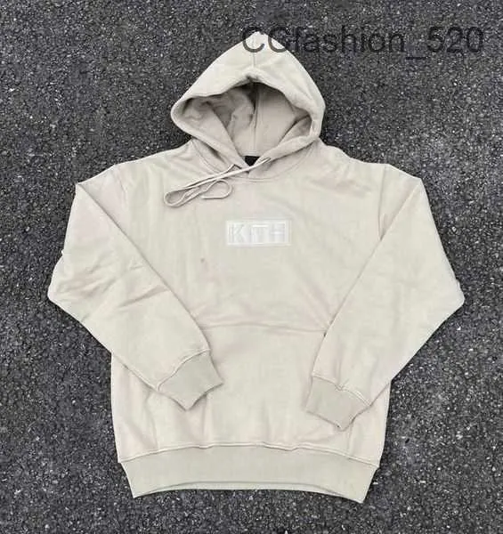 Kith Hoodie Hoge kwaliteit klein en trendy merk Kith Box Designer Hoodie Geborduurde hoodie Losse casual hoodie voor koppels Oversize truien DCJW