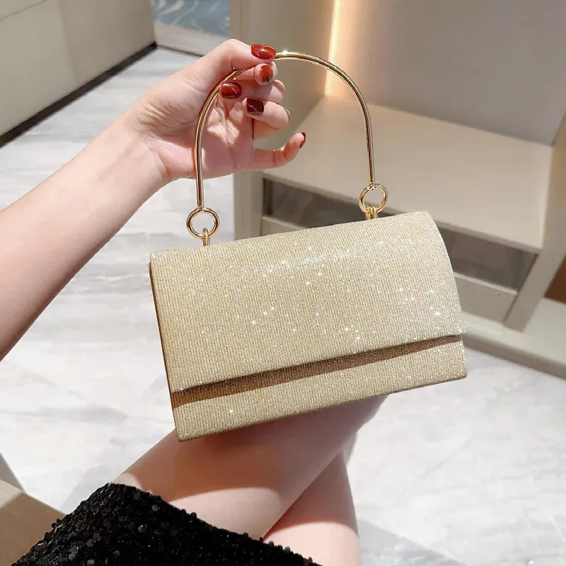 Buy Ladies' Shiny Envelope Clutch Bag Sequins Evening Clutch Purse Bridal  Marriage bag Crossover Shoulder bag Sparkly Evening Handbag Prom Bag Online  at desertcartINDIA