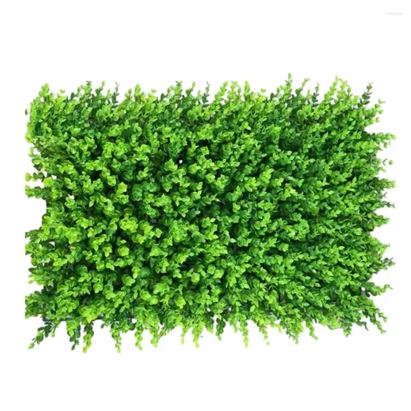 Decoratieve bloemen Kunstplant Mat Groen Muur-Hedge Gras Hek Gebladerte Paneel Tuin Home Decor Kunst DIY Ornament Kamerdecoratie