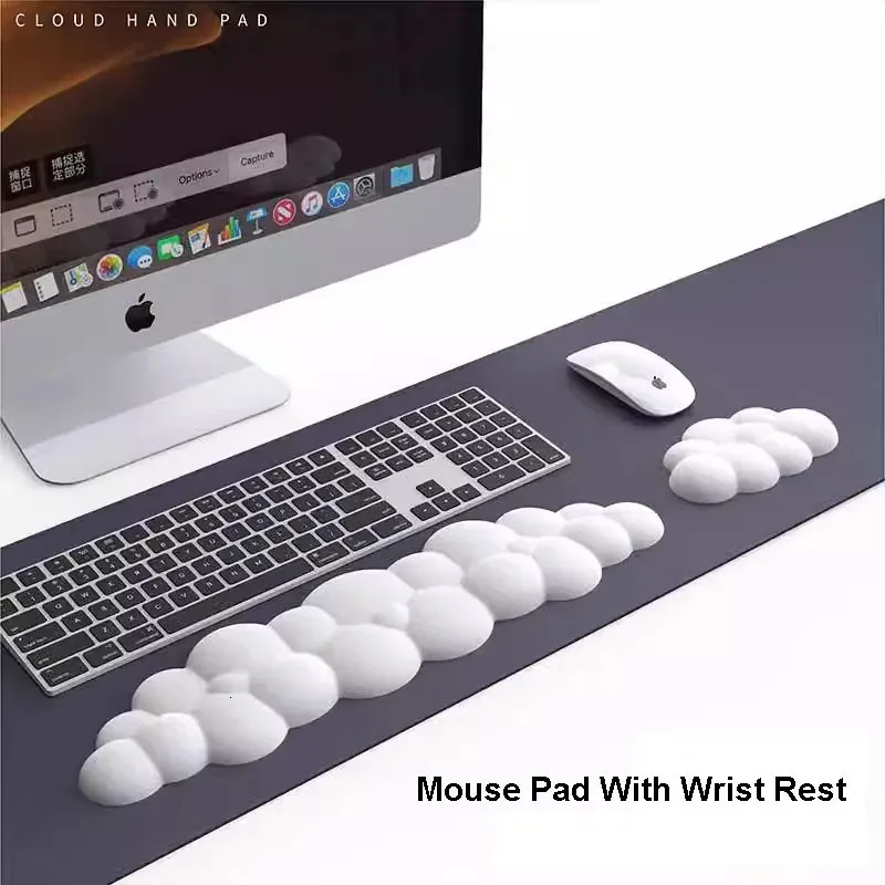 thumbnail image 2 of GeekShare Kawaii Mouse Pad & Memory Foam Wrist Rest Set - Star Wings Gaming Desk Mat 2 of 9