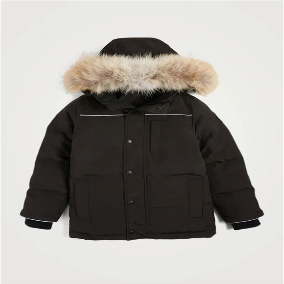Weiyi hiver vers le bas Parka enfants Jassen Daunejacke Wyndhams outwear grande fourrure manteau à capuche italie arctique veste enfants jeunesse Doud2536
