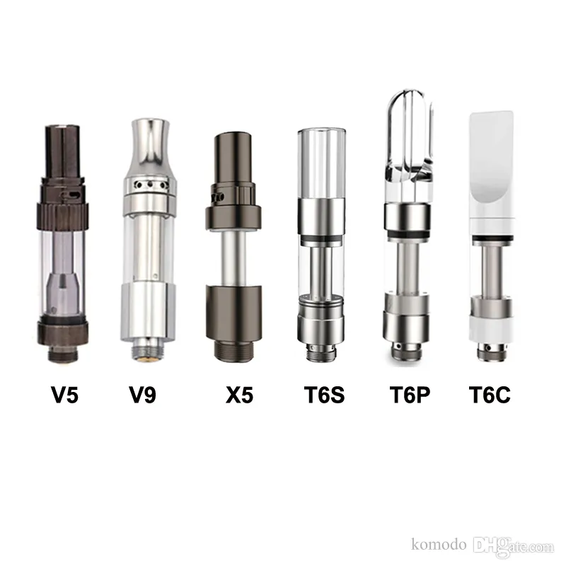 Véritables atomiseurs Itsuwa Amigo Liberty V5 V9 V20 Tcore X5 T6S T6P T6C cartouches de vape en céramique 510 vaporisateurs d'huile épaisse à filetage