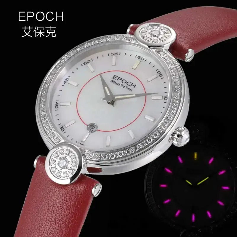 Epoch crystal women s stores watch price