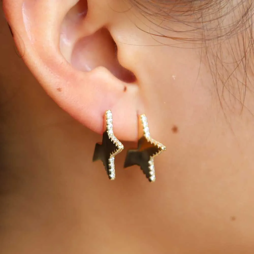 925 SILVER STAR EARRING Y (6)