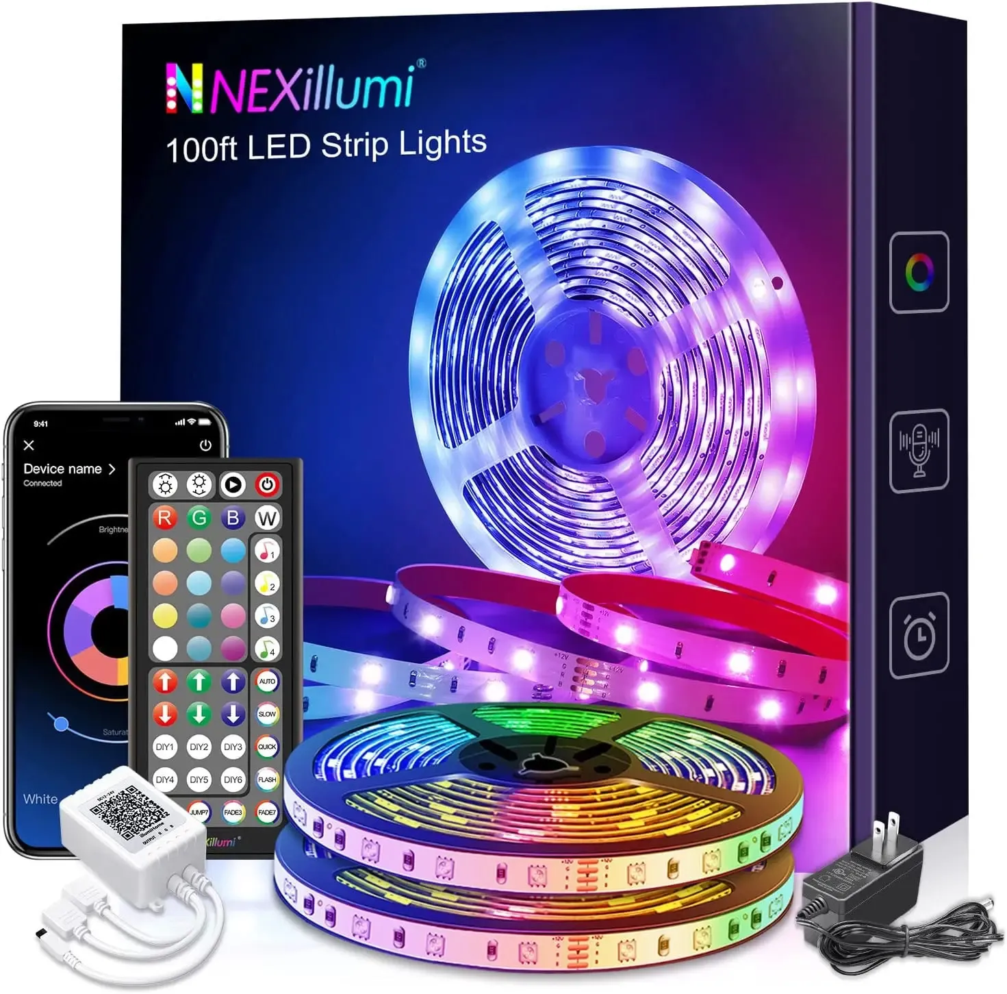 Autres fournitures de fête d'événement RVB LED Strip Lights 5050 DC12V Bluetooth Contrôleur Ruban Ruban pour enfants colorés dans la chambre de Noël TV Bande de rétroéclairage 231026