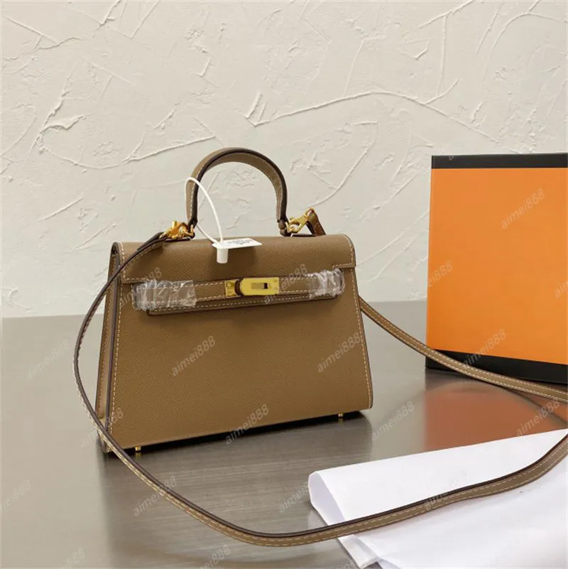 Borse a tracolla da donna di design di qualità specchio Borse a tracolla da donna in vera pelle con chiusura in metallo Pochette Twist Lady Borsa da sera a tracolla con pochette