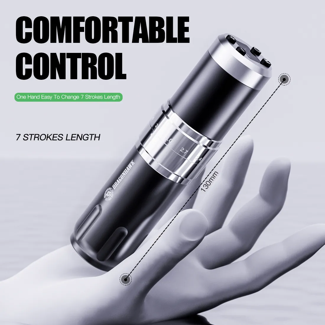 DHgate.com:Dragonhawk Fold 3 Cordless Tattoo Machine Pen
