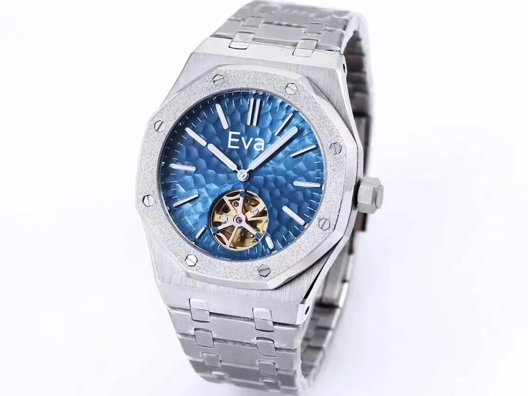 Herrklocka 41mm 904L Tourbillon Mechanical Watch New Product Launch Utsquisite Luxury Men's Watch