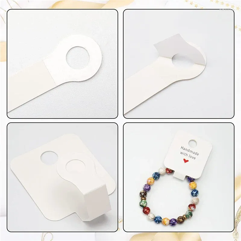 Jewelry Pouches Self Adhesive Necklace Cases Holder Ring Display Cards  Paperboard Paper Bracelet Packaging Cardboard For Making From Nataliearth,  $10.41