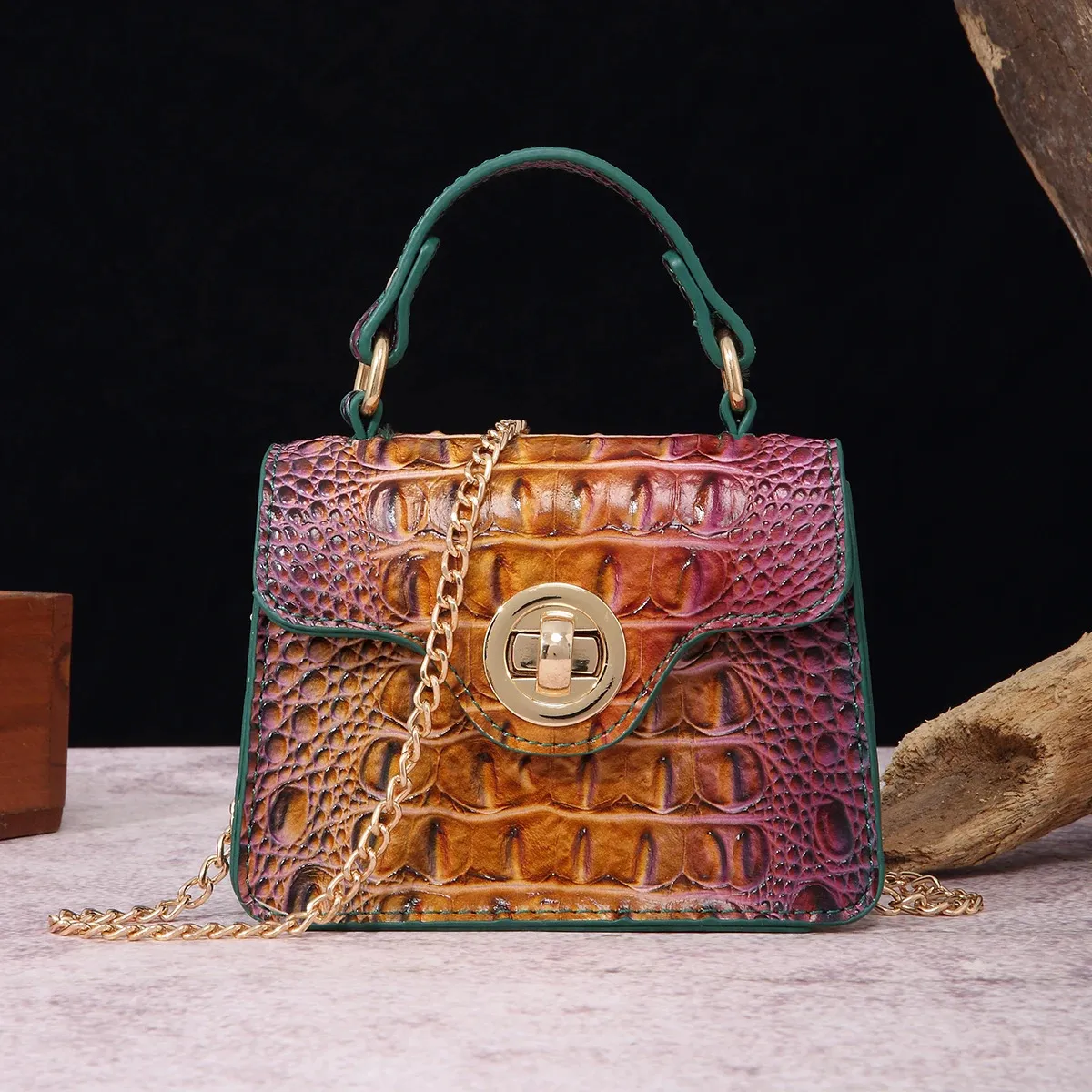 Abendtaschen, geprägte Handtasche, klassischer Stil, kleine Umhängetasche für Damen, Umhängetasche 231026