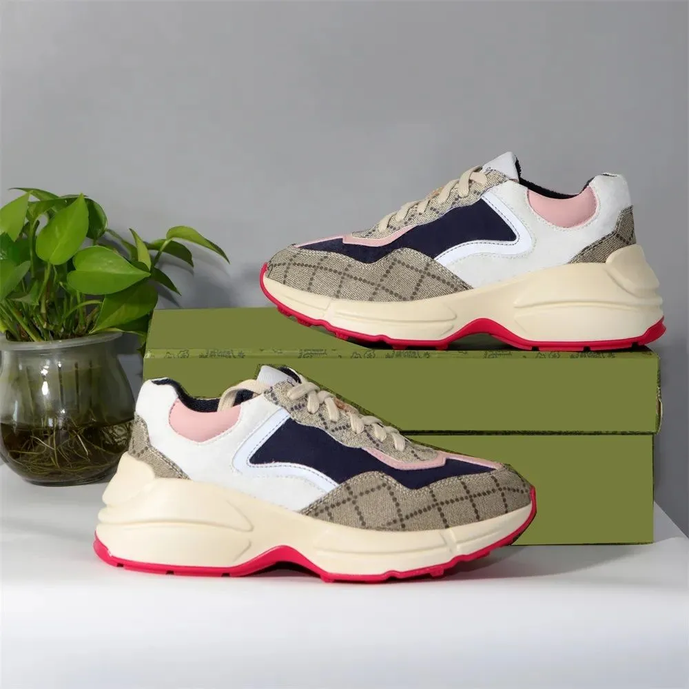 High Quality Retro Sneakers Casual Lace Up Running Shoes Leather Sneakers Travel Shoes