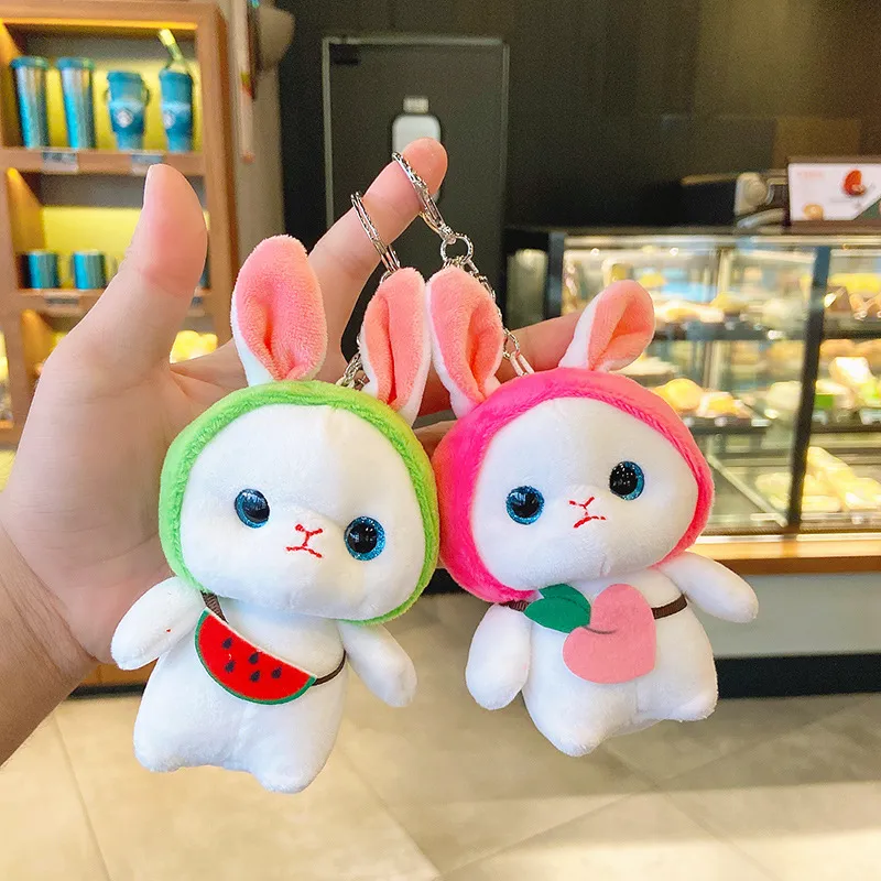 DHgate.com:Cute Rabbit Plush Keychain: Adorable Bag Charm for Keys and ...