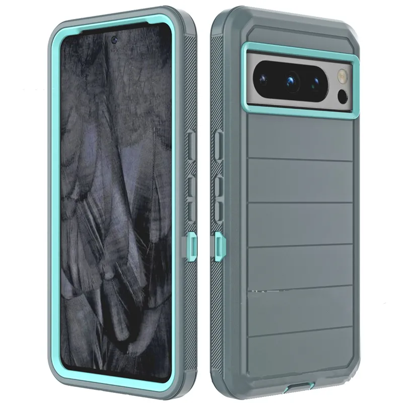 New Design Heavy Duty Shockproof Case For FGoogle Pixel 8 Pro 7A 6A 6 7 Pro Solid Rubber Drop Protection Tough Rugged Back Covver