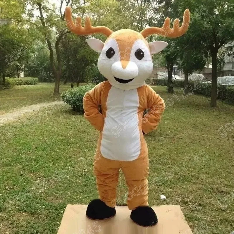 Deluxe Deer Mascot Costume - Adult Size, Perfect for Halloween