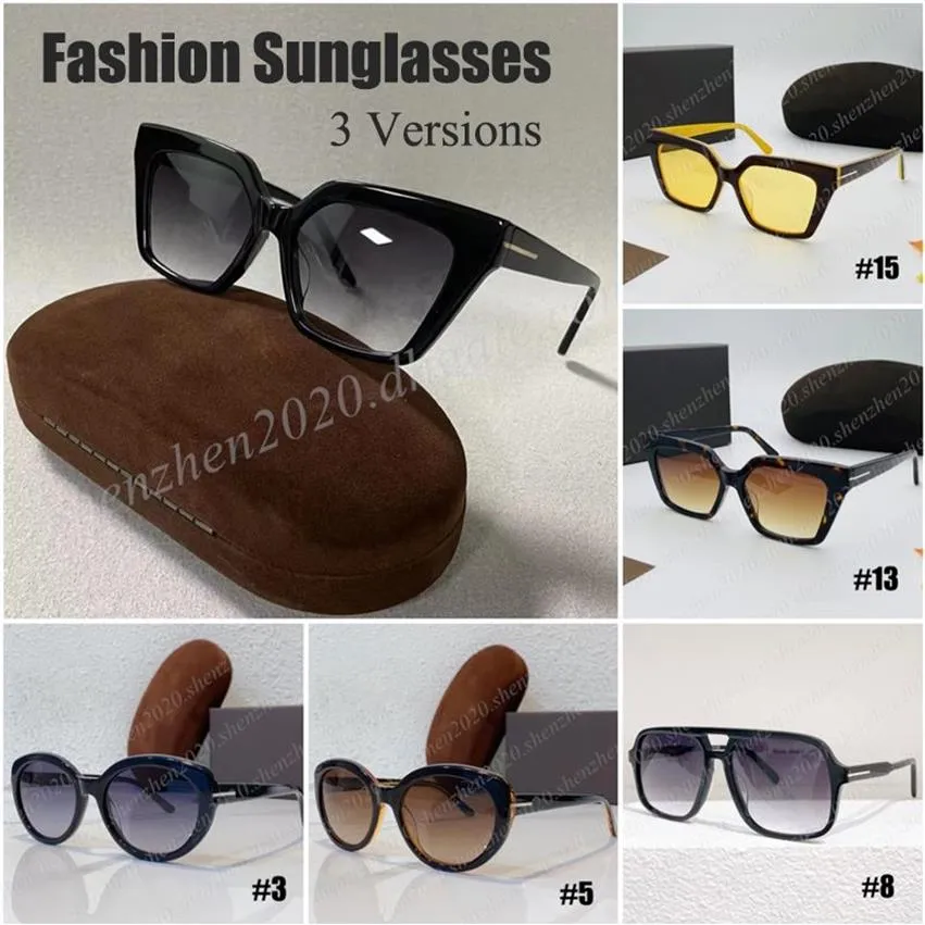 Gafas de sol de moda premium para mujeres o hombres con caja Cool Sun Glasses Regalo para Navidad297B