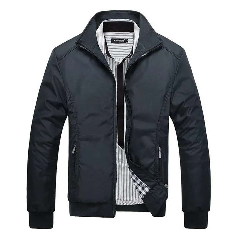 Brand clothing Men's Bomber Polo Windbreaker Jackets Sportswear Waterproof Casual Outwear mens jackets and coats male 5 6xl221N
