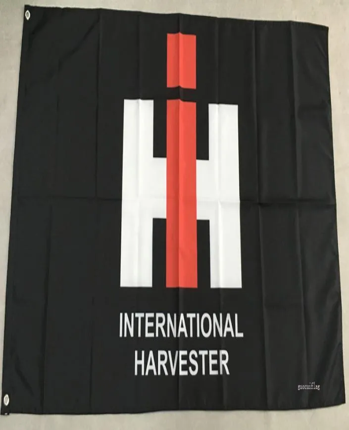 Bandeira internacional de corrida de colheitadeira 90150 CM poliéster Bandeira internacional de colheitadeira com furo de metal 3x5 pés Bandeira externa Good Fla6990795