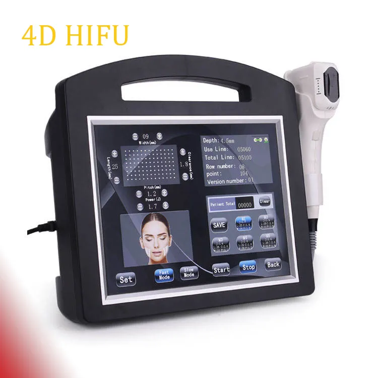 OEM ODM 4D HIFU Machine One Shot with 12 Lines 7 Cartridges Ultrasound Face Lift Anti-Wrinkle Body Slimming Hifu 4D Beauty Device