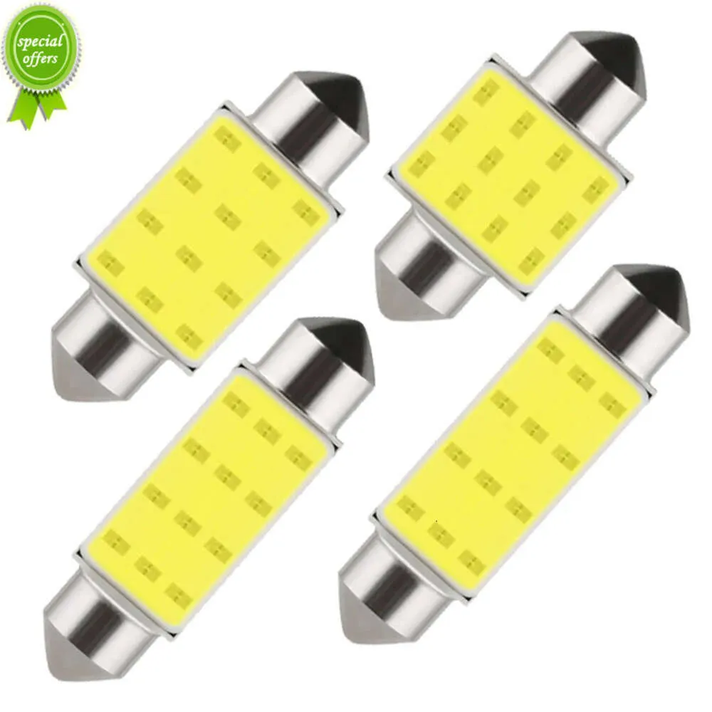 جديد 1 PCS CAR LED LED C10W C5W LED LED COB 31MM 39MM 39MM 41MM 12V WHTIT CAR INTRIOR DOME REGIN