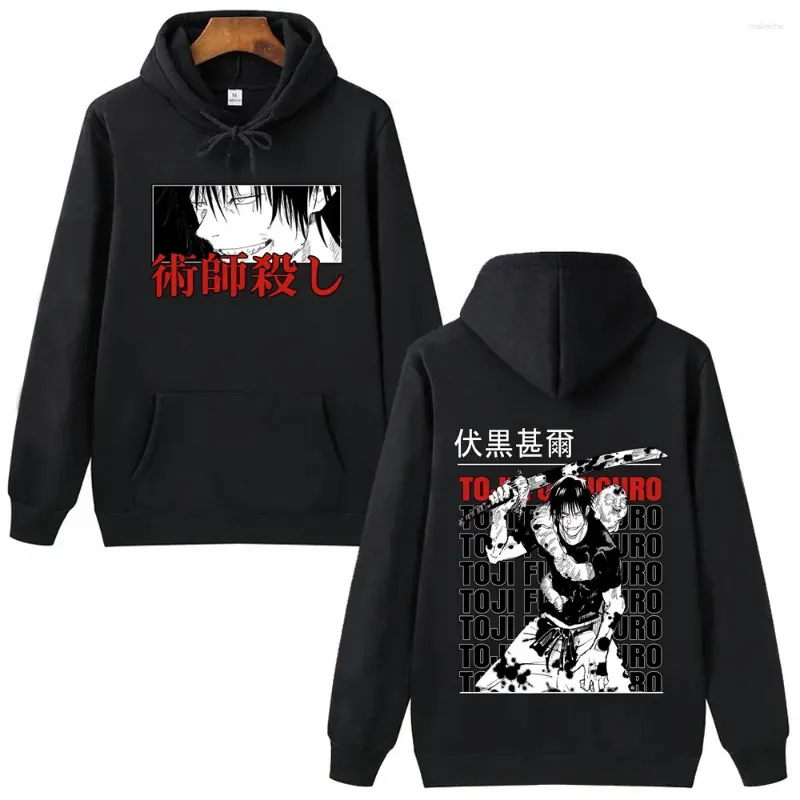 Mannen Truien Jujutsu Kaisen Fushiguro Toji Anime Fans Hoodie Man Vrouw Harajuku Trui Tops Streetwear Dropship Kleding