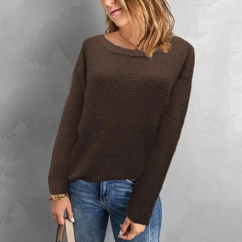 Damessweaters Ronde hals Lange mouw Oversized Fuzzy Knit Chunky Warme Pullover Sweater Top Heren Coltrui Slim Fit Heren