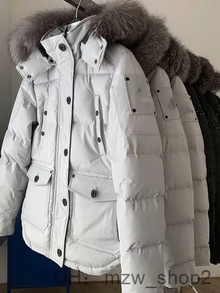 Men's Down & Parkas Canada Jacket Mooses Knuckles Coats High Real Fur Womens Canadian Woman Style White and Black Duck 6 Y1E7